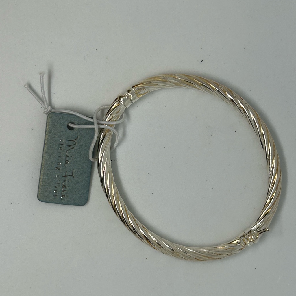 Mia Fiore Sterling Silver Bangle Bracelet Nwt